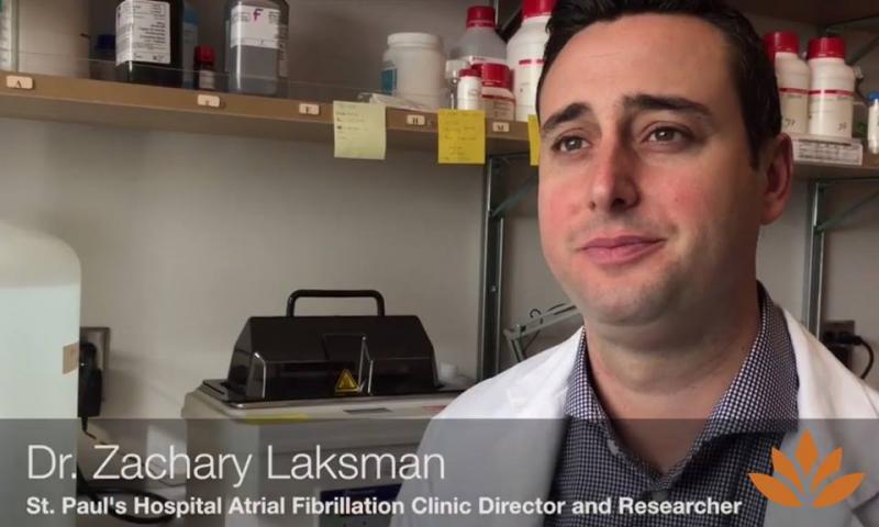 Dr. Zachary Laksman, Atrial Fibrillation Clinic Director and Researcher.