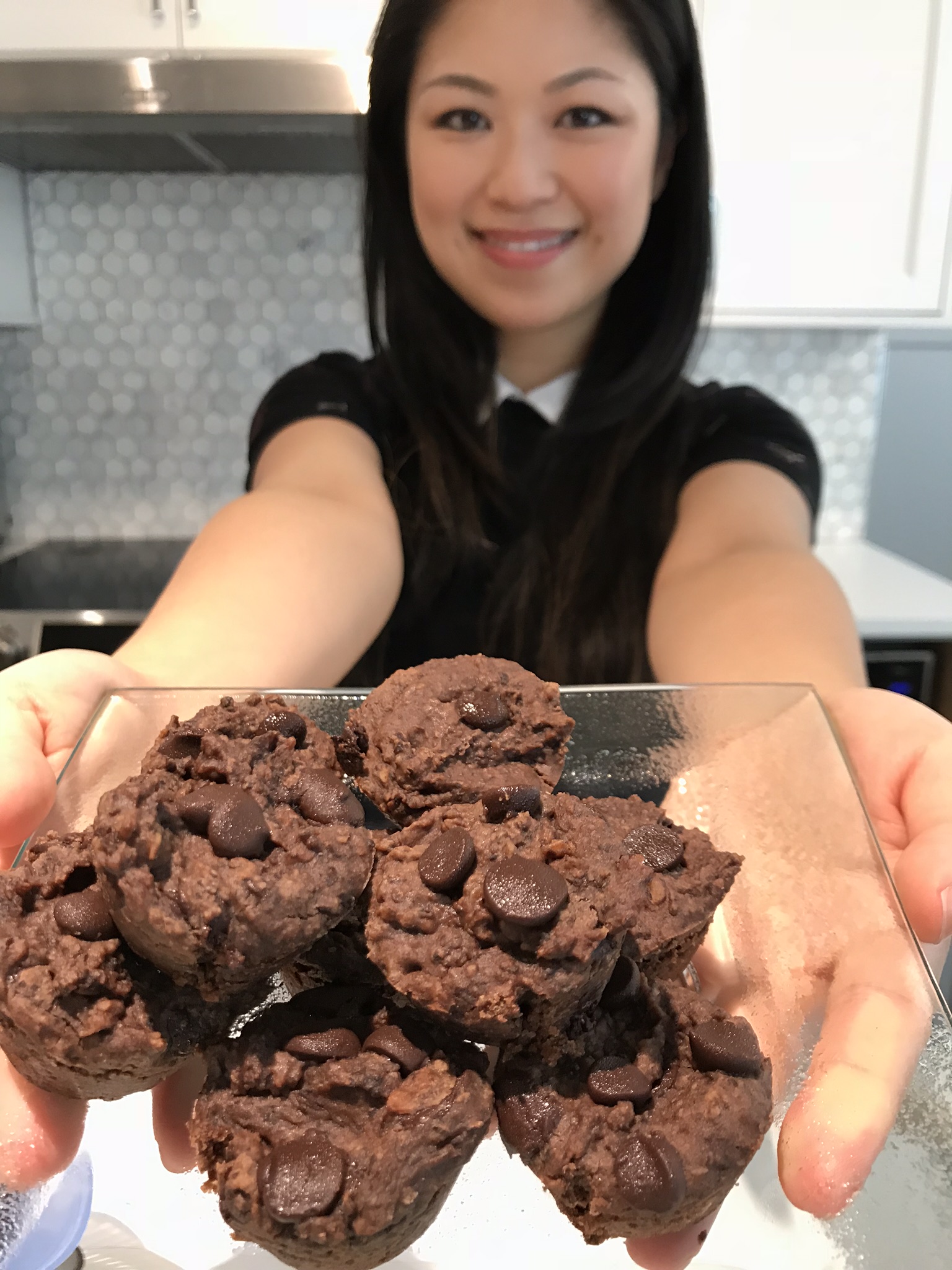 St. Paul's Hospital dietitian Tanya Choy with her no-flour brownies.