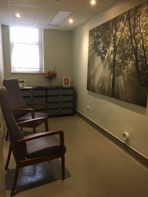 New space in St. Paul's Hospital for breastfeeding mothers.
