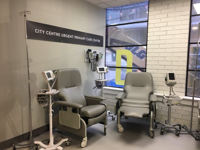An urgent care centre in downtown Vancouver, near Providence Health Care. (Photo courtesy of News1130)