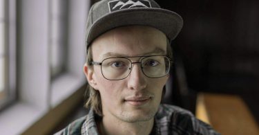 Dayton Wilson, 24, pictured here in 2018, suffered brain damage from an overdose in August 2016 and has trouble speaking and walking. (Jeff Bassett/The Canadian Press/CBC News).