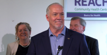B.C. Premier John Horgan speaks at a news conference in Vancouver on Wednesday, July 17, 2019. (Photo Credit: CTV News Vancouver)