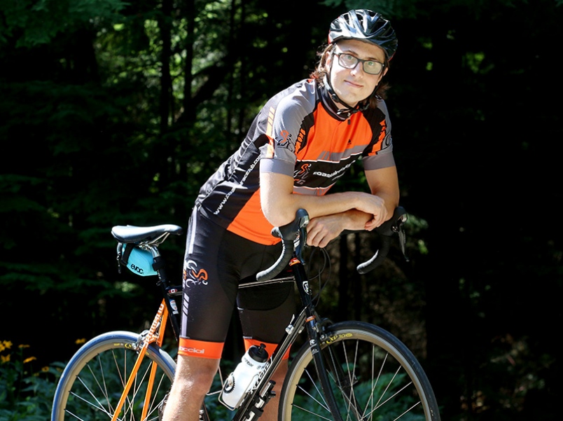 Port Moody's Graham Fenn is preparing to participate in the ride to conquer cancer as a way to give back. Photo courtesy of Mario Bartel / The Tri-City News.