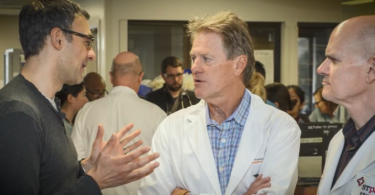 Dr. Jim Russell (centre) is the world's top expert in septic shock, according to Expertscape.com. Photo: LifeSciences BC