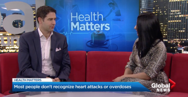 Dr. David Barbic of St. Paul’s ED physician and CHÉOS discusses a new study that suggests, that the public has a hard time determining when someone is having a medical emergency.​ (Photo and interview courtesy of Global News.)