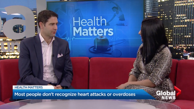Dr. David Barbic of St. Paul’s ED physician and CHÉOS discusses a new study that suggests, that the public has a hard time determining when someone is having a medical emergency.​ (Photo and interview courtesy of Global News.)