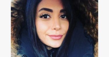 Pictures of Delaram Dadashnejad's B.C. identification card were shown among the rubble of Flight 752 after it crashed near Tehran on Jan. 8 (Photo courtesy of CBC News.)