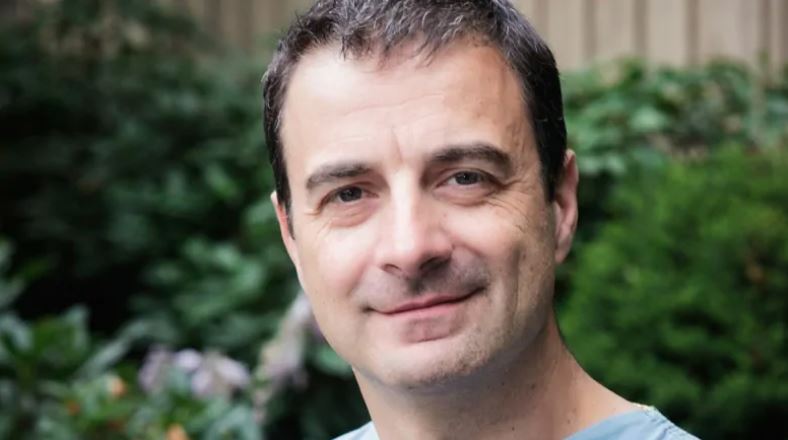 Dr. Daniel Kalla works at St. Paul's Hospital in Vancouver and has authored 10 books, including his latest novel The Last High, which tracks a deadly source of fentanyl. (Photo credits: Michael Bednar/ CBC News)