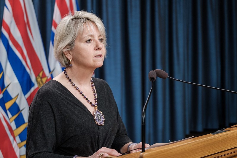 Provincial health officer Bonnie Henry regularly provides updates on the spread of COVID-19 in B.C.B.C. government (Photo credit: Vancouver Is Awesome)