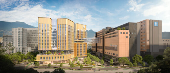 The Clinical Support and Research Centre and new St. Paul’s Hospital